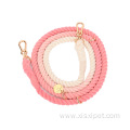 Clip Gradient Hand Cotton Modern Pet Dog Leash